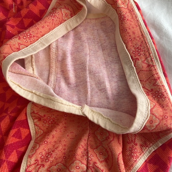 We the Free/Free People bohemian tank red/orange NWOT xs - Picture 9 of 9